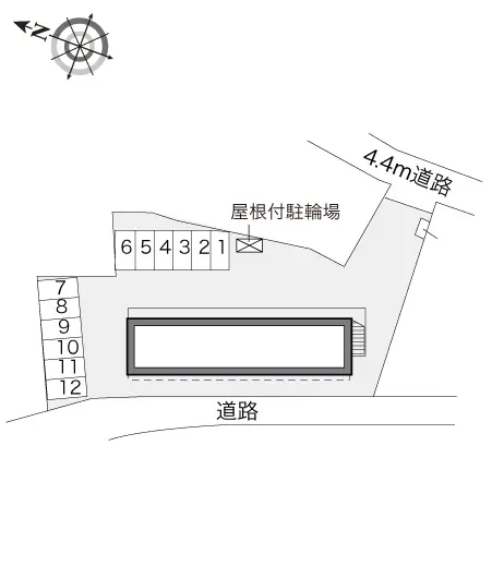 ★手数料０円★土浦市中荒川沖町　月極駐車場（LP）